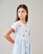 bumble bee linen sundress