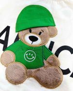 green-teddy-t-shirt-and-shorts-set