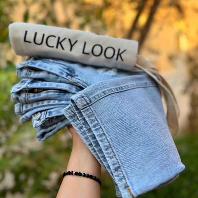 شلوار جین بگ استایل برند LUCKY LOOK