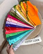 تیشرت رنگی اقتصادی LUCKY LOOK