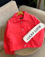 کراپ کت دخترانه برند LUCKY LOOK