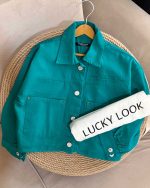 کراپ کت دخترانه برند LUCKY LOOK