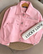 کراپ کت دخترانه برند LUCKY LOOK