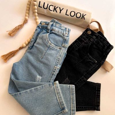 شلوار جین مام استایل برند LUCKY LOOK شماره 2